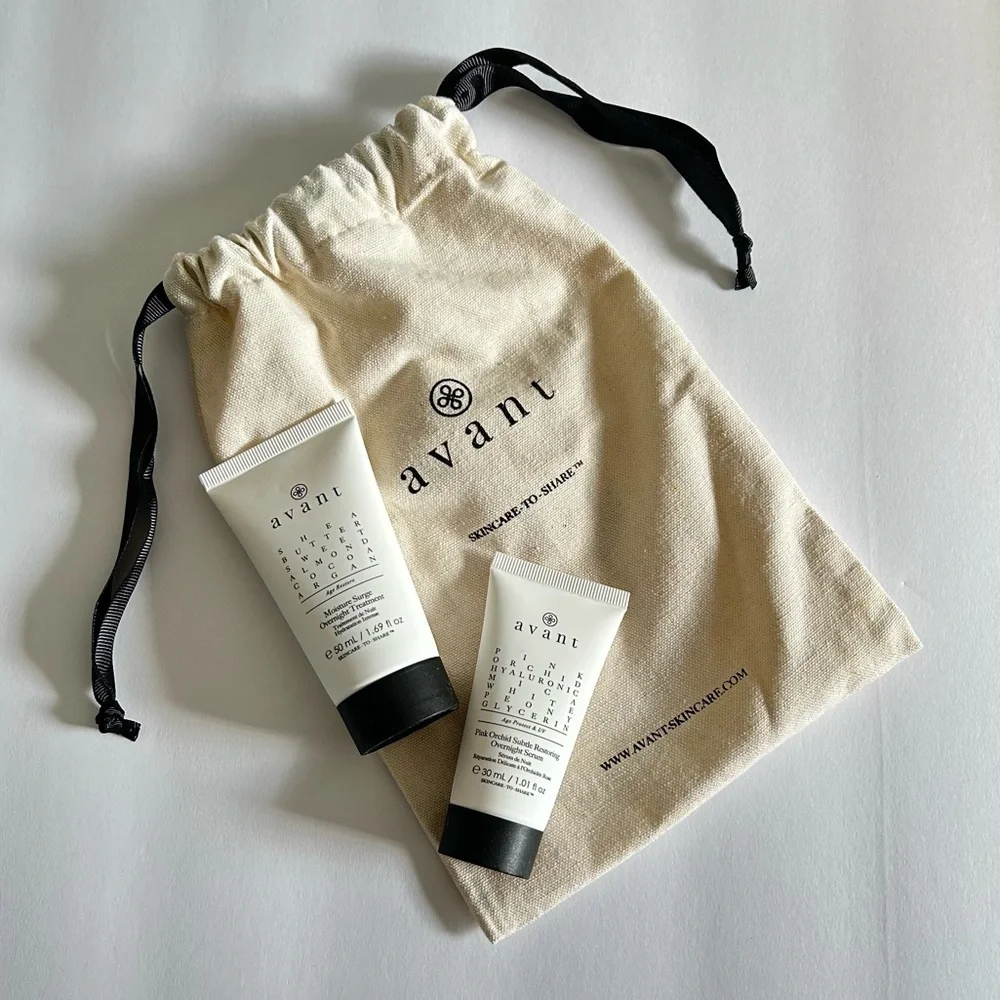 🩷BRAND NEW AVANT BUNDLE MOISTURE SURGE OVERNIGHT TREATMENT RESOTRING SERUM - Picture 8 of 9